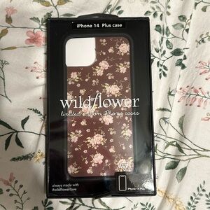 Never used WildFlower phone case for 14 plus